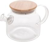 Chaleira Mattiné em Vidro Borossilicato com Tampa em Bambu 900ml - L'Hermitage