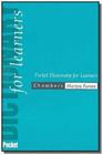 Chambers Dictionary Pocket For Learners - MARTINS - MARTINS FONTES