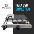 Chapa Para Lanche Com Prensa Inox á Gás 2 Bocas 30x60cm Ponente
