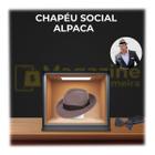 Chapéu Alpaca Premium Aba 6 C/Forro Pralana Social CASTOR 58
