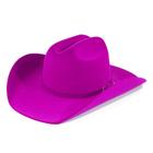 Chapéu Americano Mundial Feminino Country Cowgirl Rosa Pink