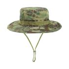 Chapéu Boonie de Aba Larga com Camuflagem - Dobrável e Macio para Sol