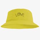 Chapéu Bucket Hat Estampado Love