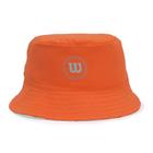 Chapéu Bucket Wilson Estampado Duplaface Laranja