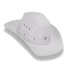 Chapéu Country Cowboy Rodeio Masculino / Feminino em Couro