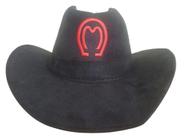 Chapéu Cowboy Mangalarga Boiadeiro Rodeio Country Peão Vaqueiro Camurça