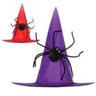 Chapéu de Bruxa com Aranha Halloween Sortido - 1 Un