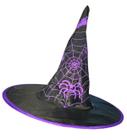 Chapéu de Bruxa Halloween Preto/Laranja 32x38,5cm