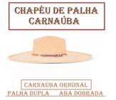 Chapéu De Palha Carnauba Duplo Campeiro Pantanal Original