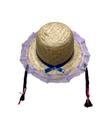 Chapéu de Palha com Trancinha Feminino Festa Junina Arco Tiara