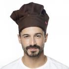 Chapeu do Chef - Touca Mestre Cuca MARROM Unisex Regulavel