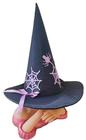 Chapeu infantil Preto Bruxinha Halloween