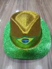 Chapeu modelandrinho com glitter Brasil Tam:29x25