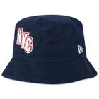 Chapeu New Era Bucket New York City NYC Back To School Marinho