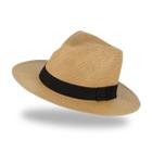 Chapeu Panama Aba Curta Moda Praia Masculino Feminino