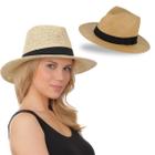 Chapeu Panama Forrado Casual Masculino Feminino Moda