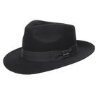 Chapéu Social Preto de Feltro 3x Stetson 29853