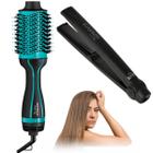 Chapinha de cabelo gama infinity one + escova secadora mondial black tiff