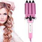 Chapinha Modeladora Cabelo Cachos Cerâmica Ondulado Tri Ondas - 110v