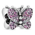 Charm Pandora Borboleta Rosa Dazzling - Prata Esterlina 925