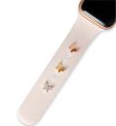 Charm Strass Pingente Compatível Com Pulseira Apple Watch