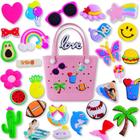 Charmes para Bolsa Bogg Bag - Pacote com 30 Unidades de PVC