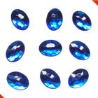 Chaton Para Colagem Oval Sextavado 10X14mm Em Acrilico Com 250Gr