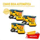 Chave Boia Nível Elétrica Para Bomba De Água Cabo 1,5M Kit 3