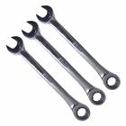 Chave Combinada Com Catraca 15 16 18mm Aço Cromo SATA