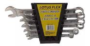 Chave Combinada Jogo 6pçs 8,10,12,13,14,17mm 4227 Lotus Flex