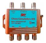 chave comutadora 3x4 vhf uhf in advansat