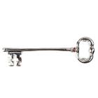 Chave Crânio Strass Skull Key 20 Cm Metal - Escolha A Cor