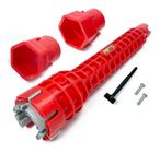 Chave de Grifo Inglesa Universal Hidráulica Ferramenta Multifuncional 8 em 1 Pia Torneira Sifão Cano