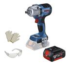 Chave de Impacto 1/2 Bosch a bater Gds 18v-450 +1Bat 4,0A