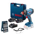 Chave De Impacto Bateria Gdx 180-Li 18V Enc.1/2 Bosch 2 Bat