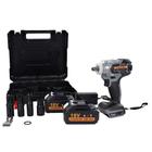 Chave de Impacto Brushless Profissional 300Nm 18V 2400rpm Pró Euro com Maleta, 2 Baterias e 4 Soquetes
