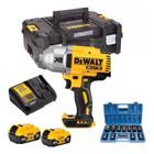 Chave De Impacto Dcf897 C/2 Bat 5ah Maleta + Acess - Dewalt