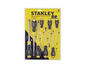 Chave Fenda Emborrachado Stanley Jg 08Pcs Blister