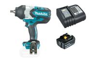 Chave Impacto Bateria 18v 1/2" Dtw1002 Com 1 5ah Biv Makita