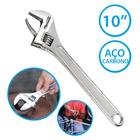 Chave Inglesa 10 Emborrachada 25 cm Abertura 30mm em Aço - Like Tools - Chave  Inglesa - Magazine Luiza