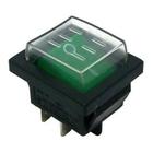 Chave RS-201-1C-G-24v Selada Iluminada Verde 24VCC/VCA Metaltex