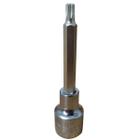 Chave Soquete Torx Longo T27 x 100mm Encaixe 1/2 Aço SATA