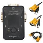 Chaveador Kvm Usb 2.0 Switch 3 Portas Usbb 3 Usba 2 Cabosvga - Sobraltech