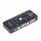 Chaveador Kvm Usb Switch 4 Portas Vga/ E Kit 4 Cabos Kvm Usb