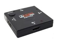 Chaveador Switch Hdmi 3 Portas Entrada 1 Porta Saída - Hdmi Switch