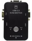 Chaveador Switch Kvm 2 Portas Vga C 2 Usb Monitor Mouse
