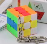 Chaveiro Cubo Mágico 3x3x3 Moyu Mini - 3 CM