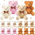 Chaveiro de bichos de pelúcia Skylety Mini Bear 10 cm 16 unidades