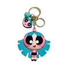 Chaveiro de Silicone Powerpuff Girls - Pingente para Homens e Mulheres