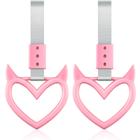 Chaveiro Fabbay Heart Handle - Acessório de Carro Estilo Devil - Rosa